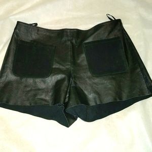 BB Dakota Leather Shorts